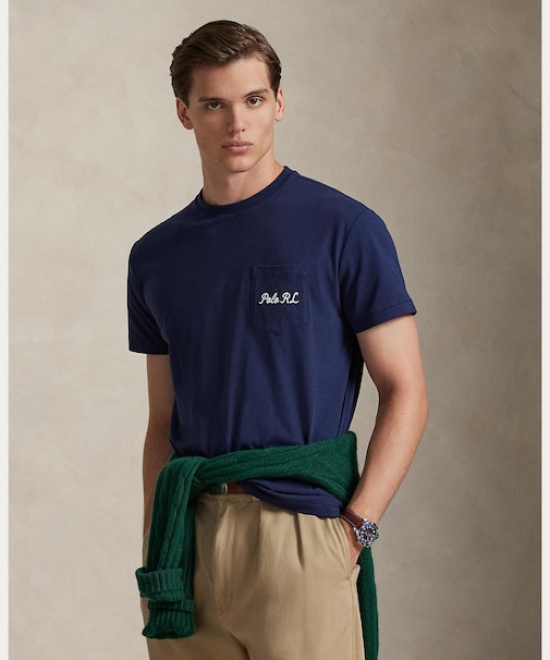 クラシック フィット Polo ベア ジャージー Tシャツ