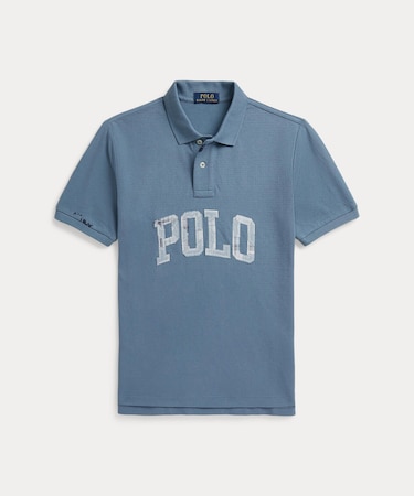 (ボーイズ 8才～20才)ロゴ コットン メッシュ ポロシャツ