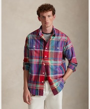 クラシック フィット チェック オックスフォード ワークシャツ