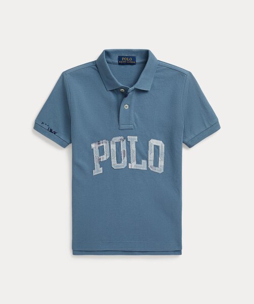 ボーイズ 2才～7才)ロゴ コットン メッシュ ポロシャツ｜ポロ ラルフ