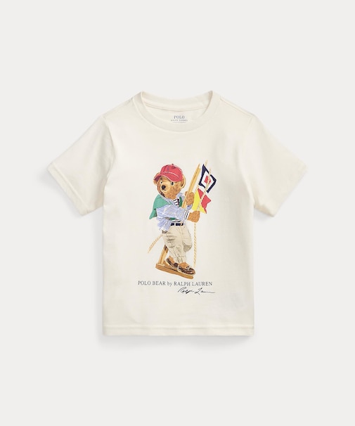 (ボーイズ 2才～7才)Polo ベア コットン ジャージー Tシャツ