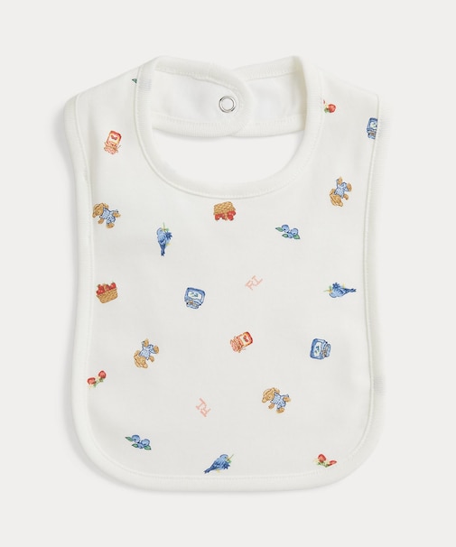 (ベビー)Polo ベア コットン インターロック ビブ