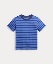 (ボーイズ 2才～7才)ストライプド コットン ジャージー Tシャツ