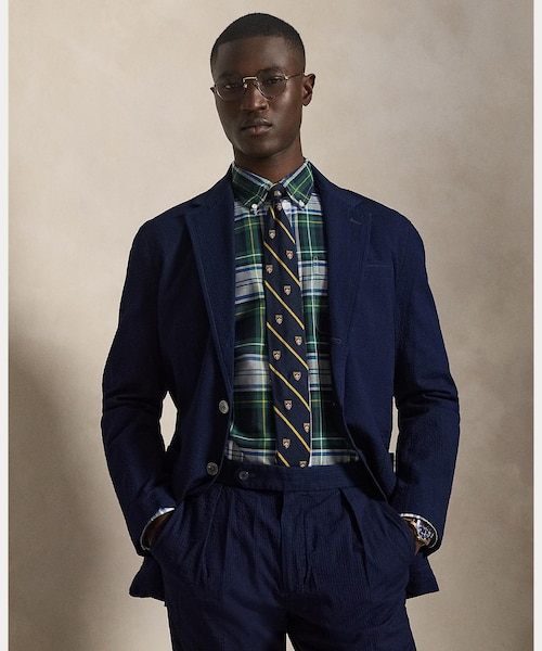 Polo ソフト モダン フィット シアサッカー ジャケット｜ポロ ラルフ