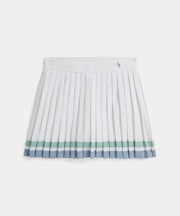 (ガールズ 7才～16才)ストライプド プリーテッド スコート