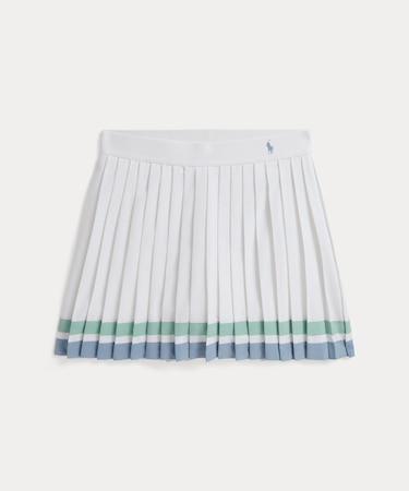 (ガールズ 7才~16才)ストライプド プリーテッド スコート