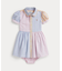 (ベビー)ストライプド コットン ファン シャツドレス & ブルマー