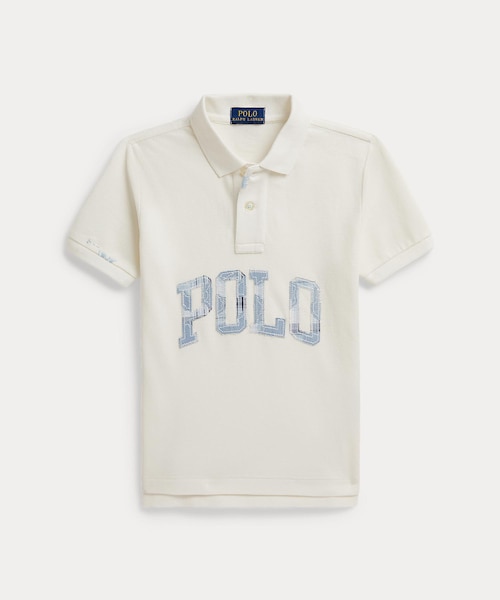 ボーイズ 2才～7才)ロゴ コットン メッシュ ポロシャツ｜ポロ ラルフ