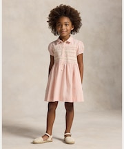 (ガールズ 2才～6才)ストライプド コットン シアサッカー ドレス