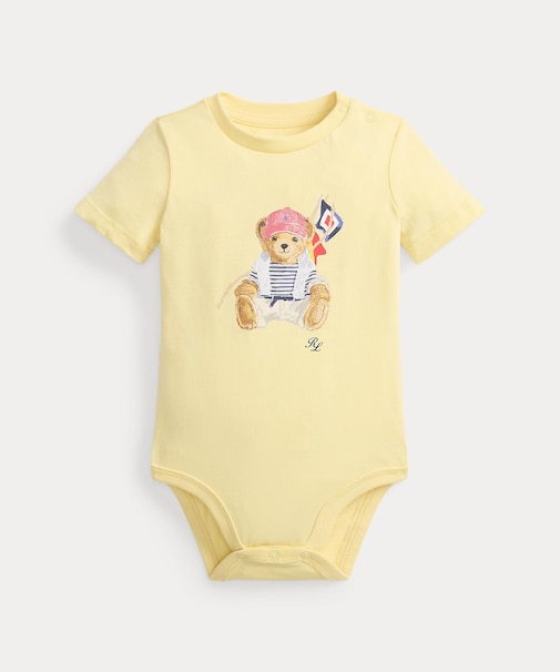 (ベビー)Polo ベア コットン ジャージー ボディスーツ