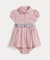 (ベビー)ベルテッド オックスフォード メッシュ ポロ ドレス & ブルマー