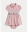 (ベビー)ベルテッド オックスフォード メッシュ ポロ ドレス & ブルマー