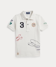 (ボーイズ 2才～7才)コットン メッシュ グラフィック ポロシャツ