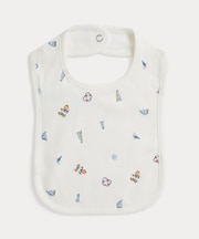 (ベビー)Polo ベア コットン インターロック ビブ