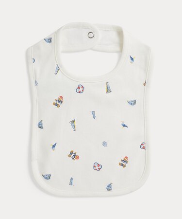 (ベビー)Polo ベア コットン インターロック ビブ