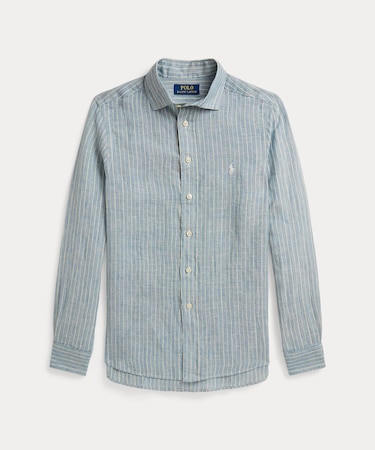 (ボーイズ 8才~20才)ストライプド リネン シャツ