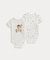 (ベビー)Polo ベア コットン ボディスーツ 2パック