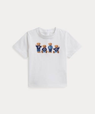 (ベビー)Polo ベア ロゴ コットン ジャージー Tシャツ