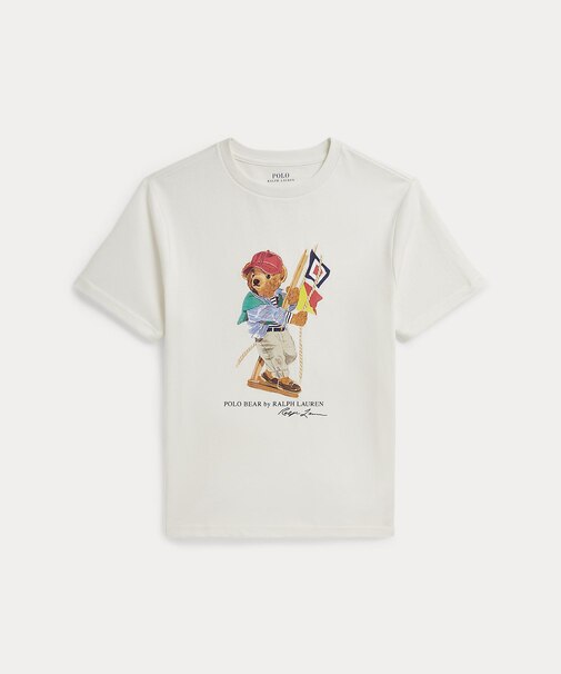 (ボーイズ 8才～20才)Polo ベア コットン ジャージー Tシャツ