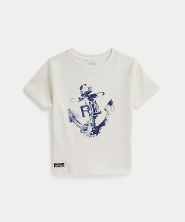 (ボーイズ 2才～7才)アンカープリント コットン ジャージー Tシャツ