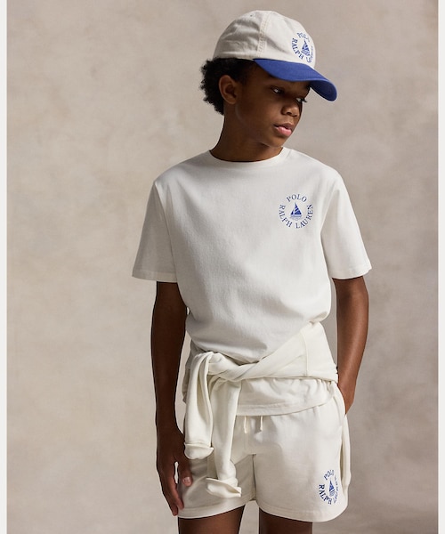 ボーイズ 8才～20才)ロゴ コットン ジャージー Tシャツ｜ポロ ラルフ