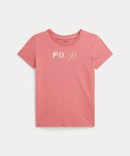 ガールズ 7才～16才)Polo ベア コットン ジャージー ボクシー Tシャツ 