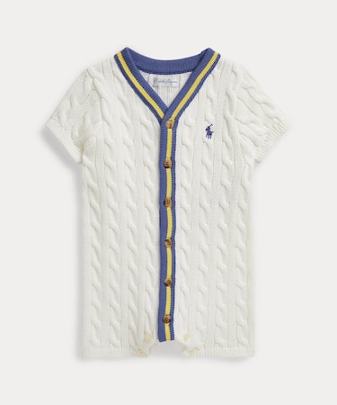 (ベビー)クリケット コットン ショートオール