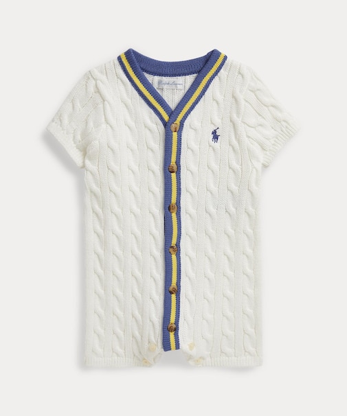 (ベビー)クリケット コットン ショートオール