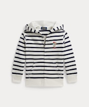 (ボーイズ 2才～7才)Polo ベア ストライプド フリース フーディ