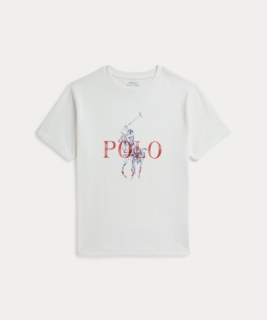 (ボーイズ 8才~20才)Big Pony コットン ジャージー Tシャツ