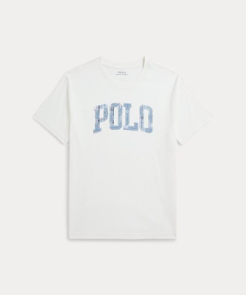 (ボーイズ 8才～20才)ロゴ コットン ジャージー Tシャツ