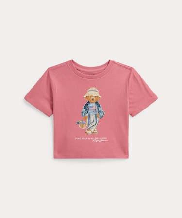 (ガールズ 2才~6才)Polo ベア コットン ジャージー ボクシー Tシャツ