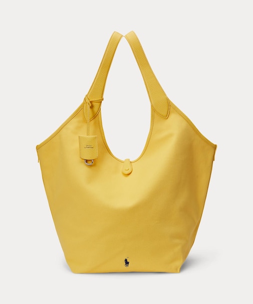 Polo Play キャンバスレザー ラージ トート