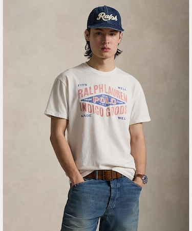 クラシック フィット ジャージー グラフィック Tシャツ
