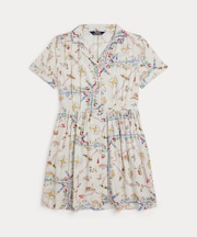 (ガールズ 7才～16才)プリンテッド フィット & フレア ドレス