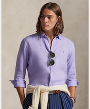 クラシック フィット リネン シャツ