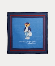 Polo ベア コットン スクエア スカーフ