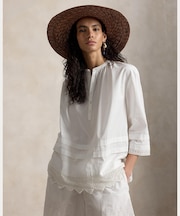 クロシェトリム コットン シャツ