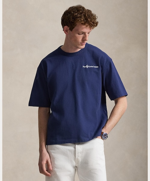 リラックス フィット ヘビーウェイト ジャージー Tシャツ｜ポロ ラルフ