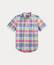 (ボーイズ 8才～20才)チェック コットン オックスフォード シャツ