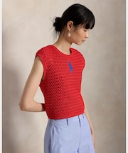 Big Pony クロシェイド コットン セーター