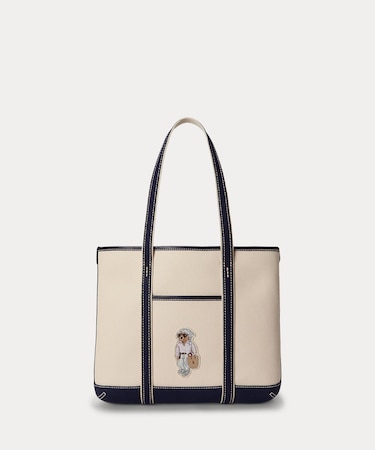 Polo ベア キャンバス スモール ショッパー トート