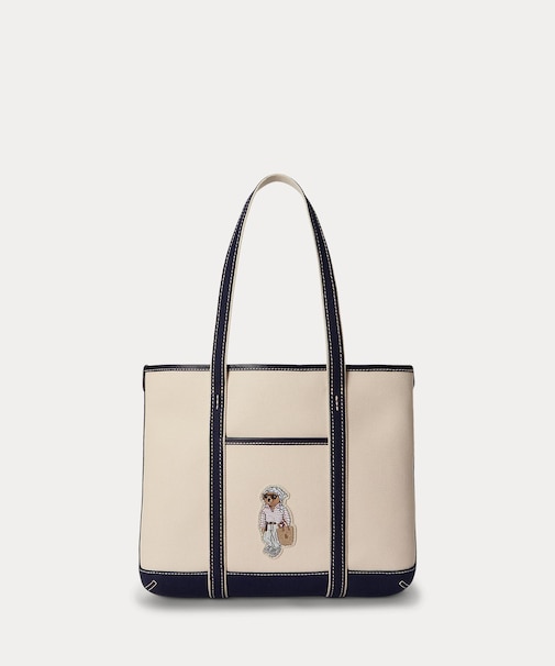 Polo ベア キャンバス スモール ショッパー トート