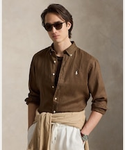 クラシック フィット リネン シャツ