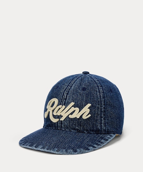 【The Ralph 】ロゴデニム　ボールキャップ The Ralph ロゴ デニム ボール キャップ｜ポロ ラルフ ローレンの通販