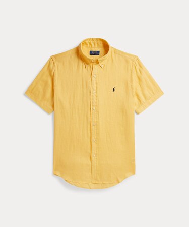 クラシック フィット リネン シャツ