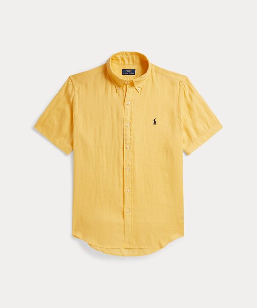 クラシック フィット リネン シャツ