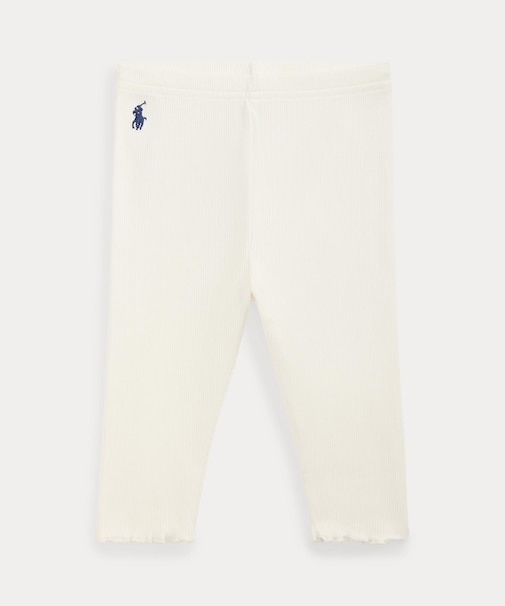 (ベビー)リブ ストレッチ ジャージー レギンス