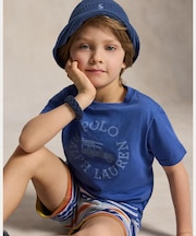 (ボーイズ 2才～7才)ロゴ コットン ジャージー Tシャツ