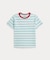 (ボーイズ 2才～7才)ストライプド コットン ジャージー ポケット Tシャツ